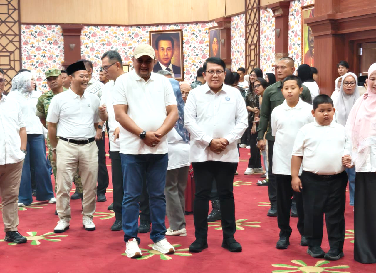 Menghadiri acara Hari Anak Nasional Tahun 2026, di Gedung Tegar Beriman Pemkab Bogor